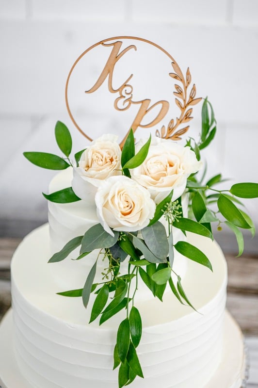 Cake with flowers